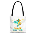 Shape Shifters Tote Bag — Colorful Shape Shifters Logo All-Over Print Tote