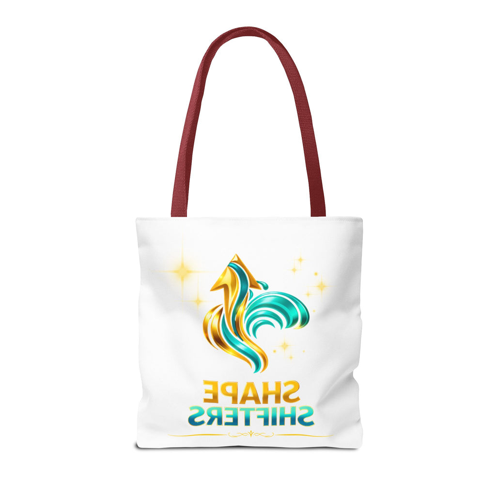 Shape Shifters Tote Bag — Colorful Shape Shifters Logo All-Over Print Tote