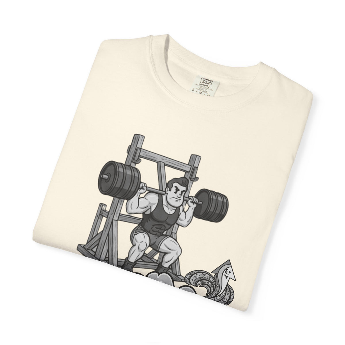 Nostalgic 50's Strongman Squat - Graphic T