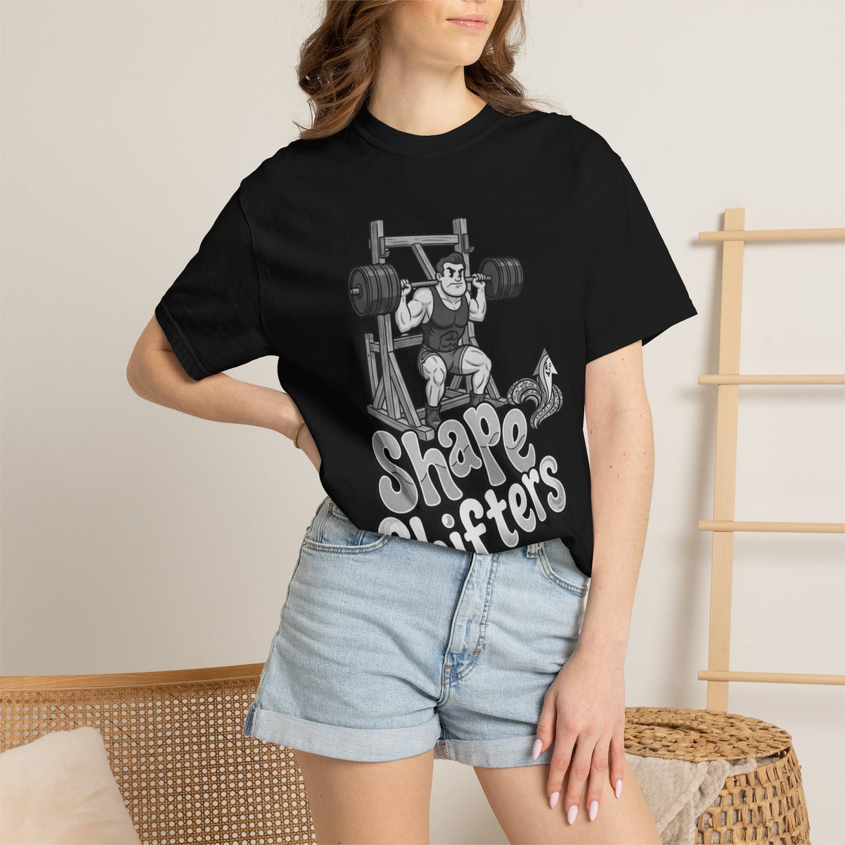 Nostalgic 50's Strongman Squat - Graphic T