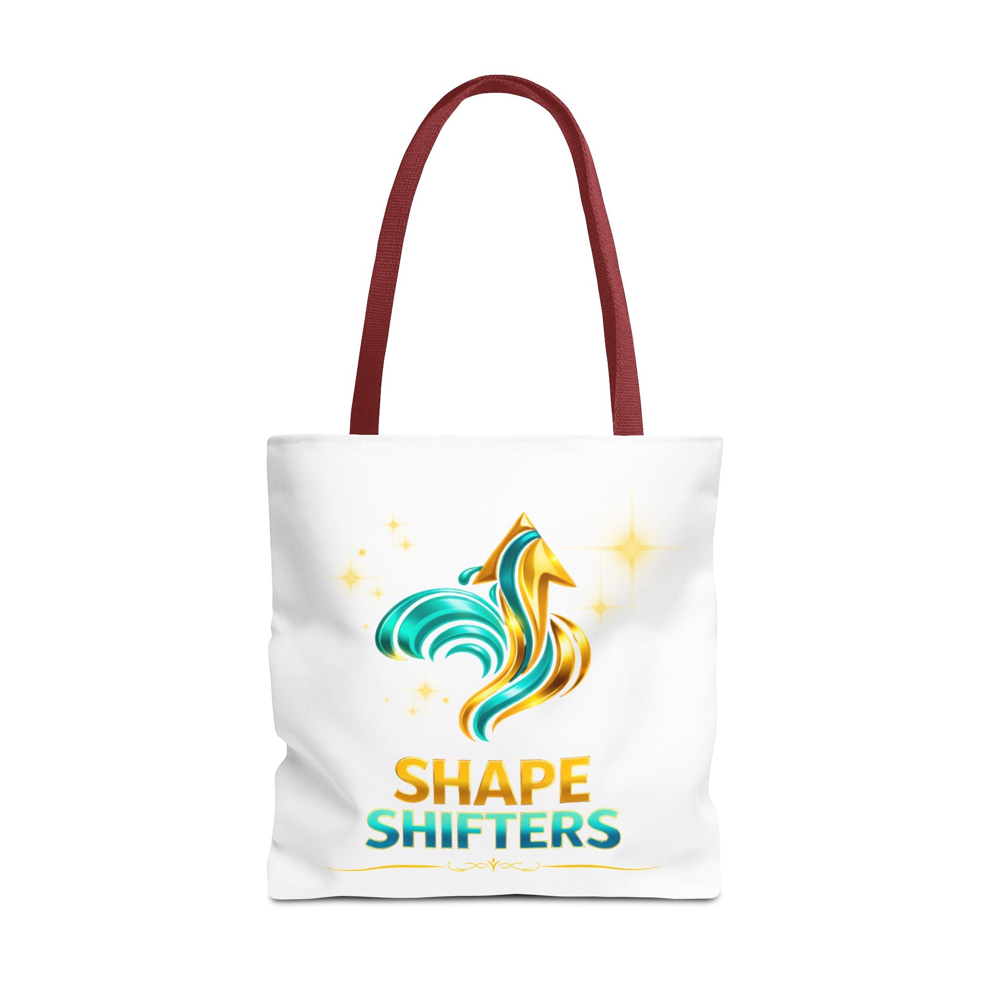 Shape Shifters Tote Bag — Colorful Shape Shifters Logo All-Over Print Tote
