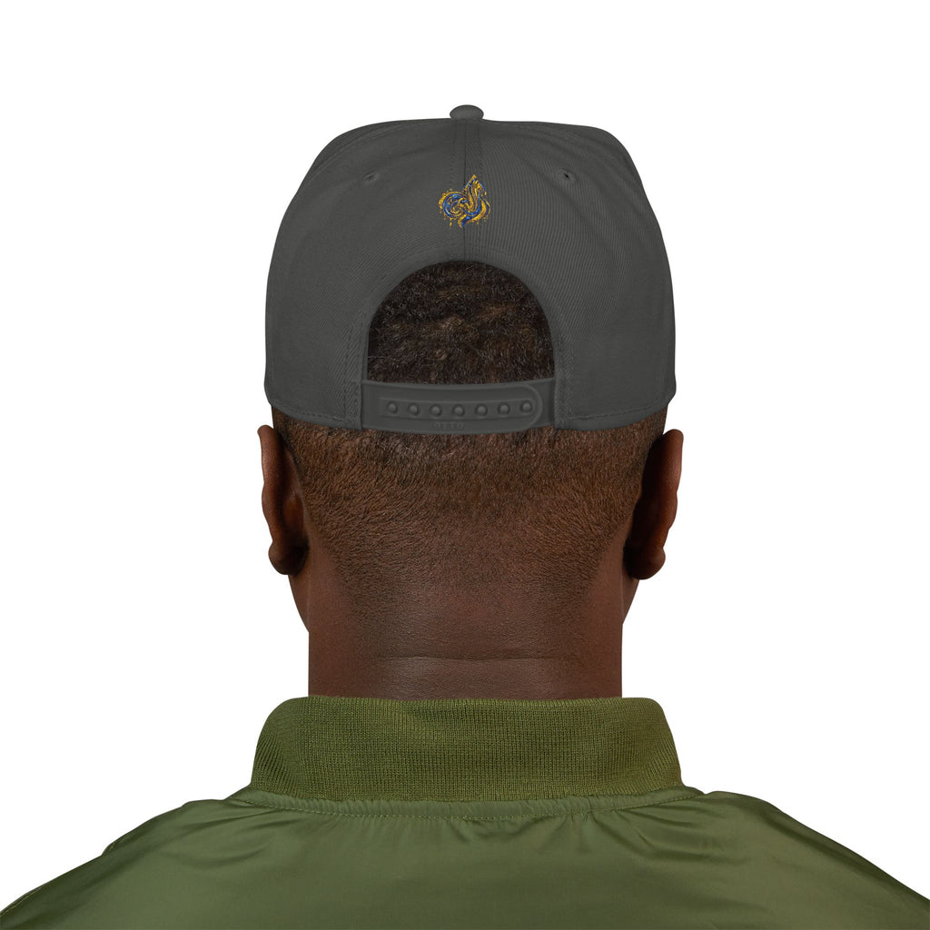 Embroidered Drip Fit Snapback Hat